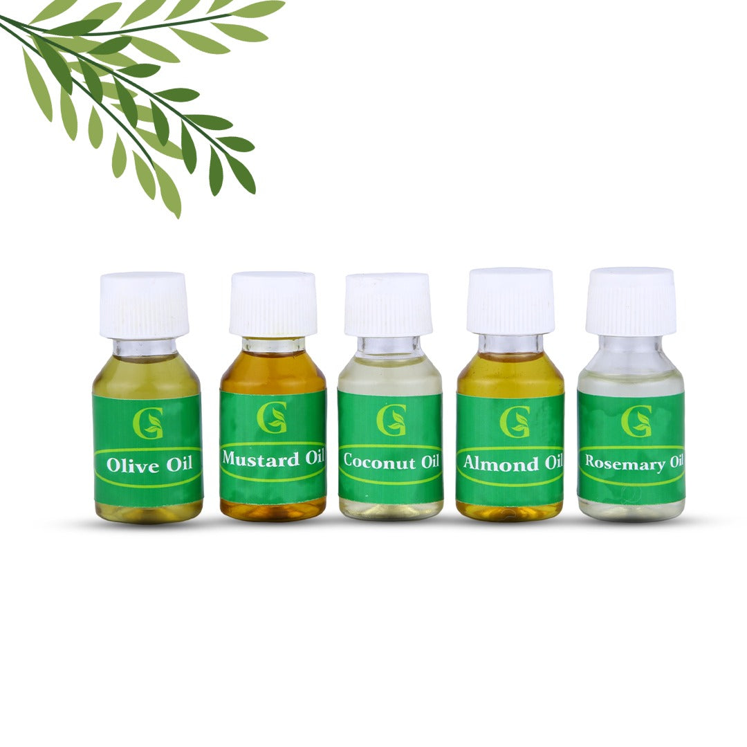 PACK OF FIVE SAMPLE OIL 15ML