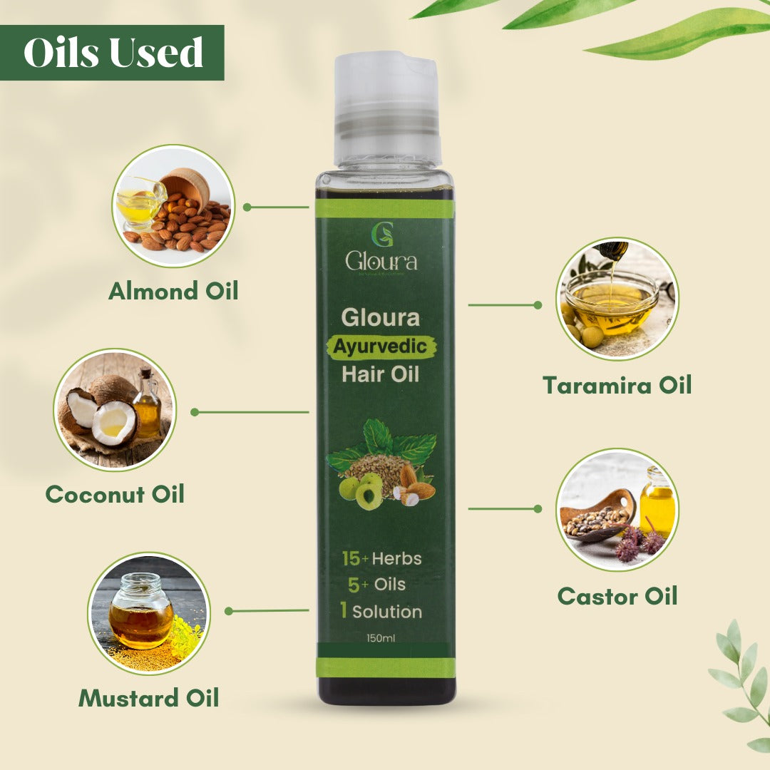 Gloura Ayurvedic Hair Oil